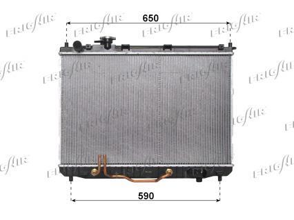Radiateur moteur (Radiateur de refroidissement) Frig Air S.p.A. ref. 0133.3027