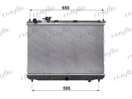 Radiateur moteur (Radiateur de refroidissement) Frig Air S.p.A. ref. 0133.3028