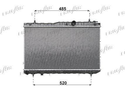Radiateur moteur (Radiateur de refroidissement) Frig Air S.p.A. ref. 0133.3033