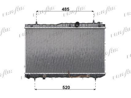 Radiateur moteur (Radiateur de refroidissement) Frig Air S.p.A. ref. 0133.3034