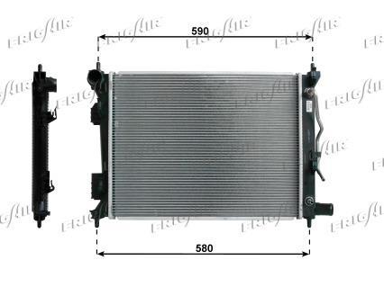 Radiateur moteur (Radiateur de refroidissement) Frig Air S.p.A. 0133.3035