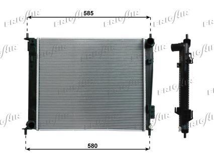 Radiateur moteur (Radiateur de refroidissement) Frig Air S.p.A. 0133.3037