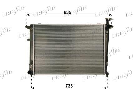 Radiateur moteur (Radiateur de refroidissement) Frig Air S.p.A. ref. 0133.3041