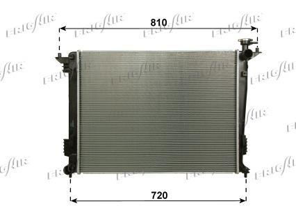 Radiateur moteur (Radiateur de refroidissement) Frig Air S.p.A. ref. 0133.3042