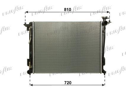 Radiateur moteur (Radiateur de refroidissement) Frig Air S.p.A. ref. 0133.3043