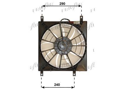 Ventilateur de refroidissement du moteur (Motoventilateur) Frig Air S.p.A. 0504.2041