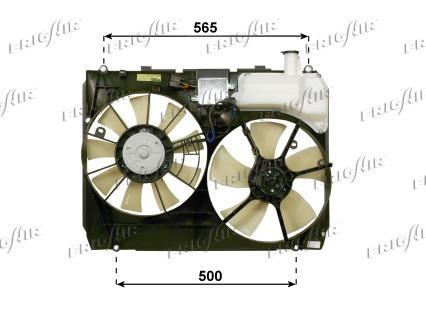Ventilateur de refroidissement du moteur (Motoventilateur) Frig Air S.p.A. 0515.2511