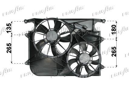 Ventilador do motor Frig Air S.p.A. ref. 0531.2011