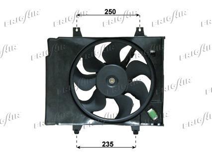 Ventilateur de refroidissement du moteur (Motoventilateur) Frig Air S.p.A. 0533.2001