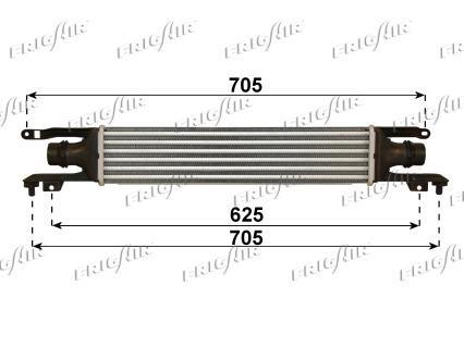 Intercooler, échangeur (Refroidisseur d'air) Frig Air S.p.A. ref. 0707.3014