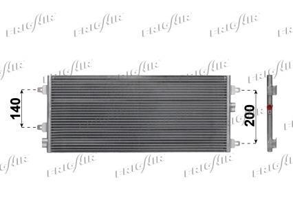 Condenseur, climatisation (Radiateur de climatisation) Frig Air S.p.A. ref. 0804.2078