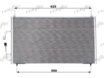 Condenseur, climatisation (Radiateur de climatisation) Frig Air S.p.A. ref. 0808.3017