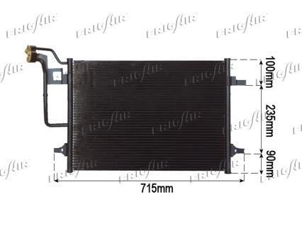 Condenseur, climatisation (Radiateur de climatisation) Frig Air S.p.A. ref. 0810.3017