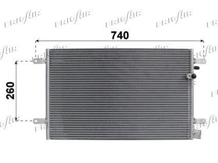 Condenseur, climatisation (Radiateur de climatisation) Frig Air S.p.A. ref. 0810.3041