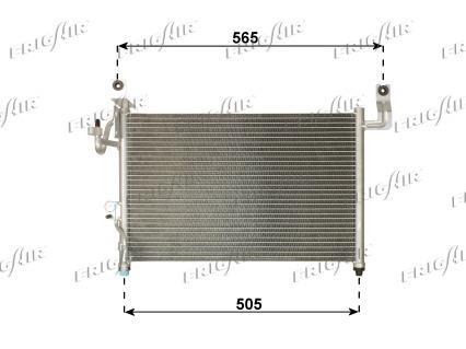 Condenseur, climatisation (Radiateur de climatisation) Frig Air S.p.A. ref. 0825.3023
