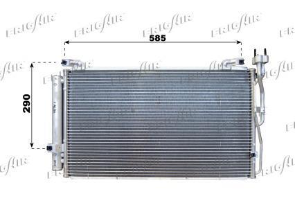 Condenseur, climatisation (Radiateur de climatisation) Frig Air S.p.A. ref. 0828.3025