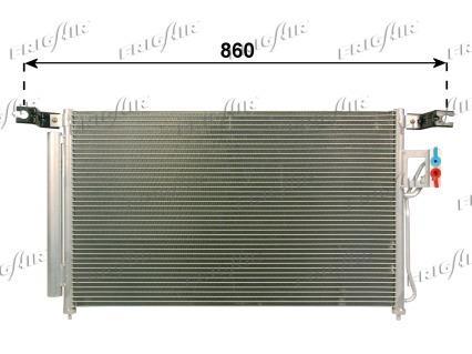 Condenseur, climatisation (Radiateur de climatisation) Frig Air S.p.A. ref. 0828.3038