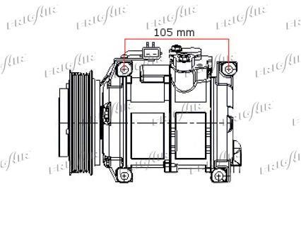 Compressor de climatização Frig Air S.p.A. ref. 920.30148