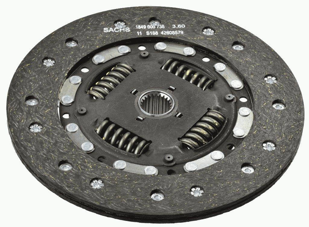 Disque d'embrayage SACHS ref. 1862 471 031