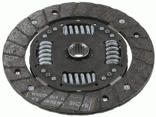 Disque d'embrayage SACHS ref. 1862 542 131
