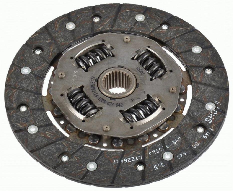 Disque d'embrayage SACHS 1878 077 842
