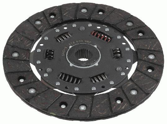 Disque d'embrayage SACHS 1878 600 662