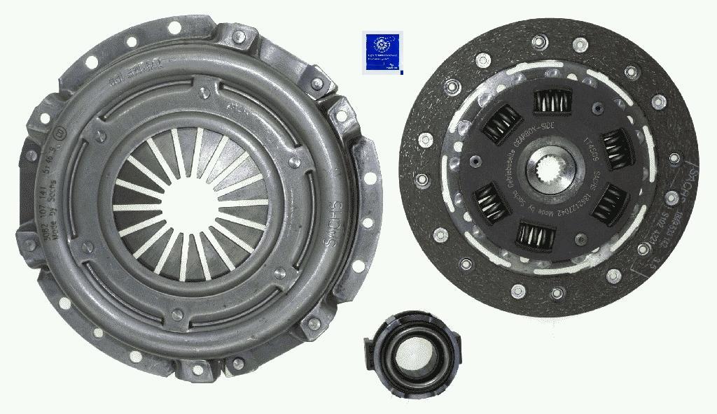 Kit d'embrayage SACHS ref. 3000 167 001