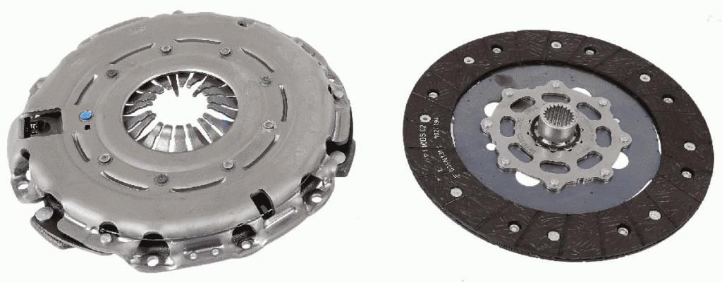 Kit d'embrayage SACHS ref. 3000 950 681