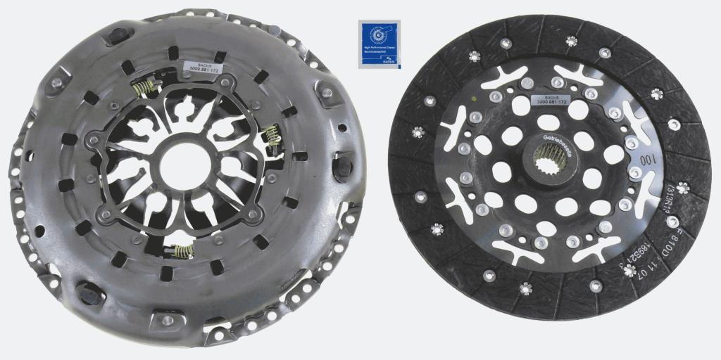 Kit d'embrayage SACHS ref. 3000 951 172