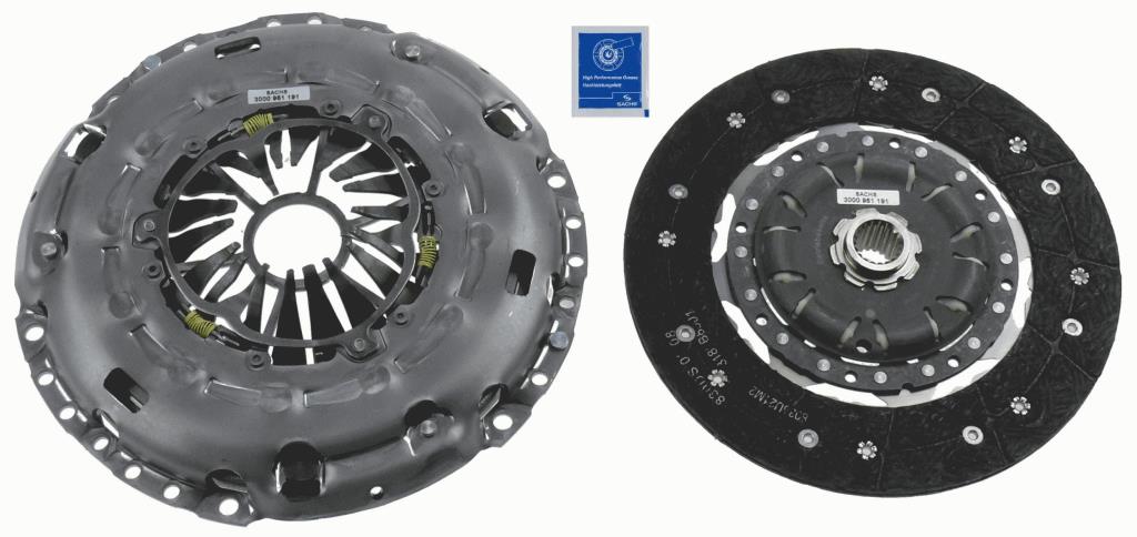 Kit d'embrayage SACHS ref. 3000 951 191