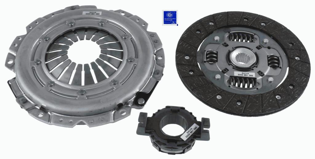 Kit d'embrayage SACHS ref. 3000 951 368