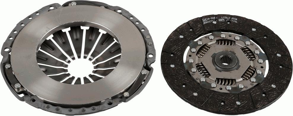 Kit d'embrayage SACHS ref. 3000 951 554
