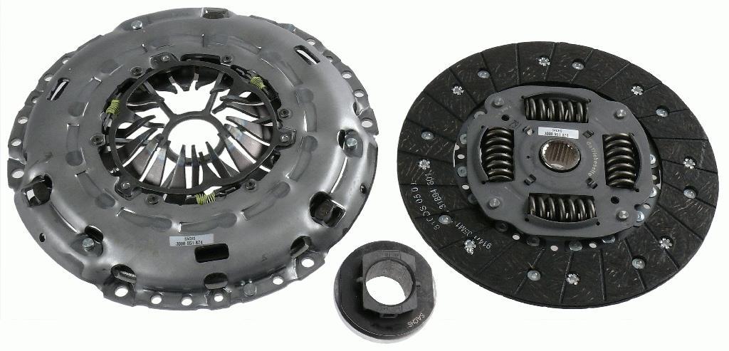 Kit d'embrayage SACHS 3000 951 874
