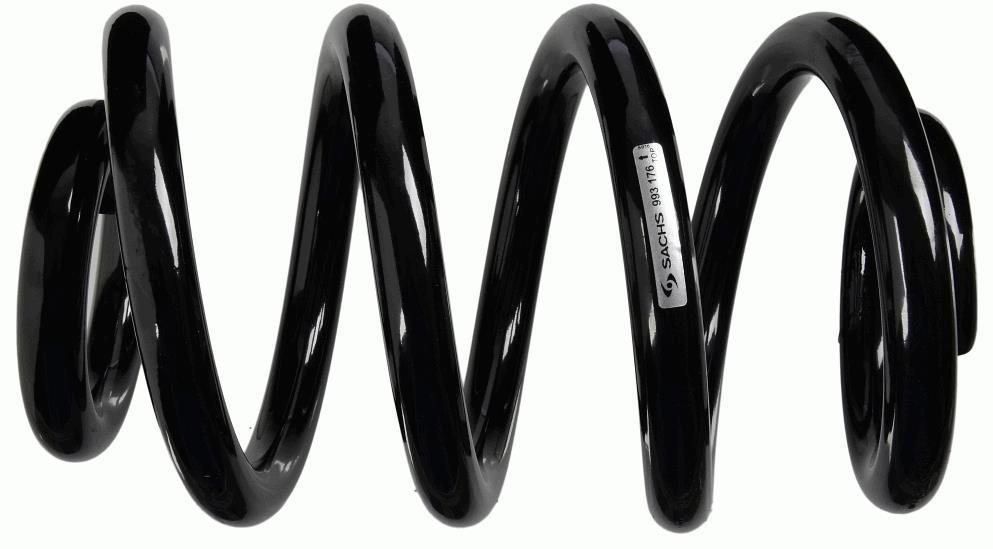 Ressort de suspension (Ressort hélicoïdal) SACHS ref. 993 176