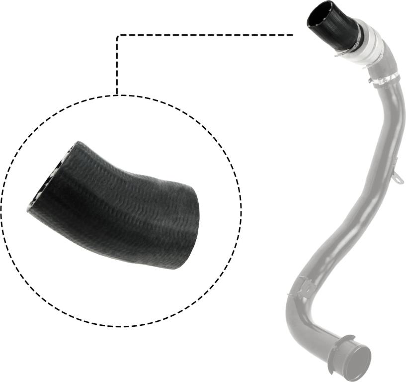 Durite de turbocompresseur (Durite de turbo) GATES ref. 09-0491