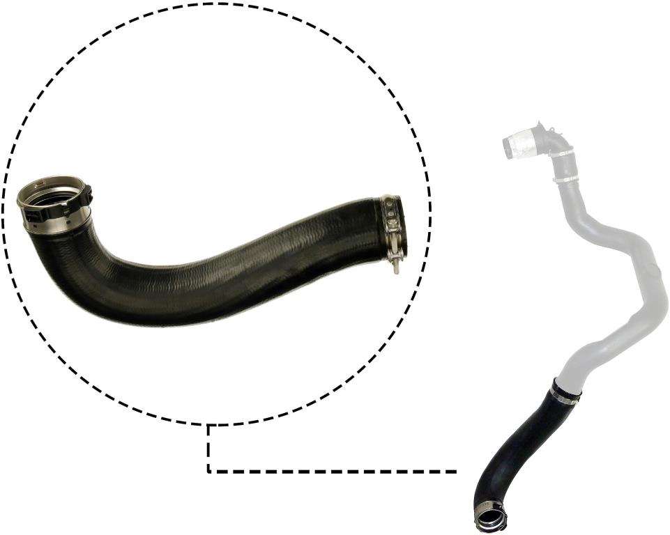 Durite de turbocompresseur (Durite de turbo) GATES ref. 09-0533
