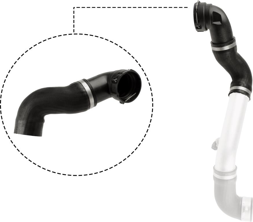 Durite de turbocompresseur (Durite de turbo) GATES ref. 09-0730