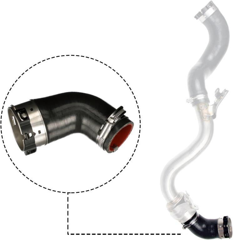 Durite de turbocompresseur (Durite de turbo) GATES 09-1303