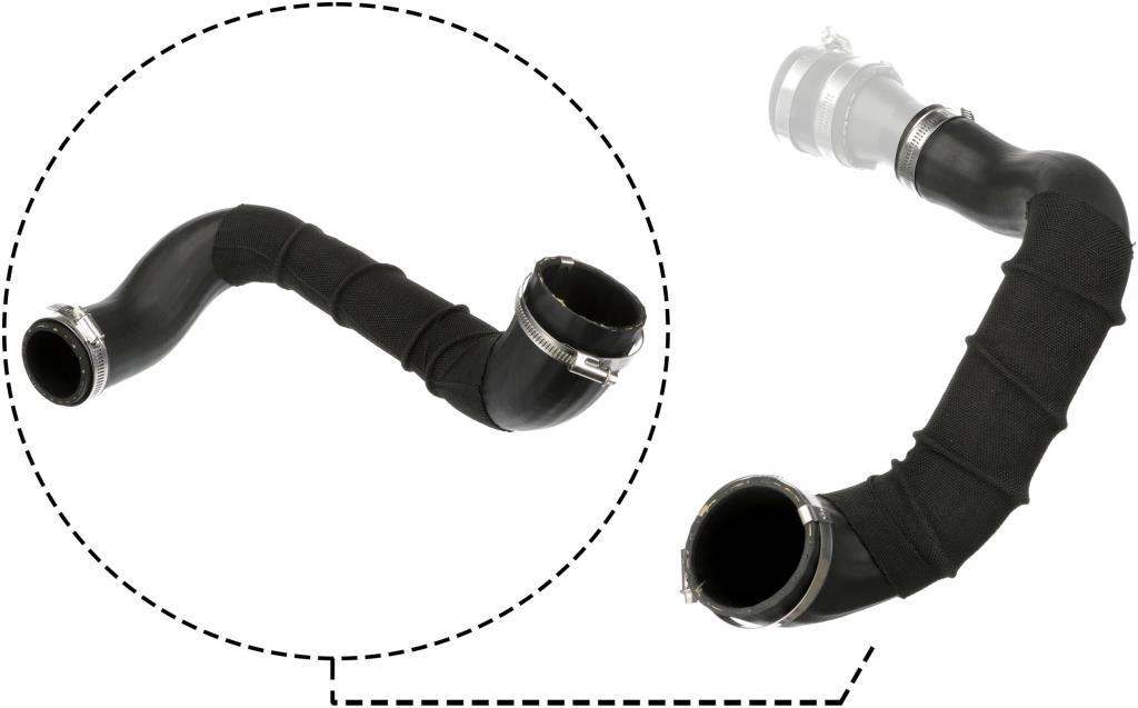 Durite de turbocompresseur (Durite de turbo) GATES 09-1388