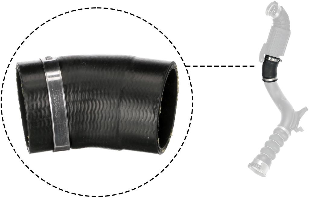 Durite de turbocompresseur (Durite de turbo) GATES 09-1401