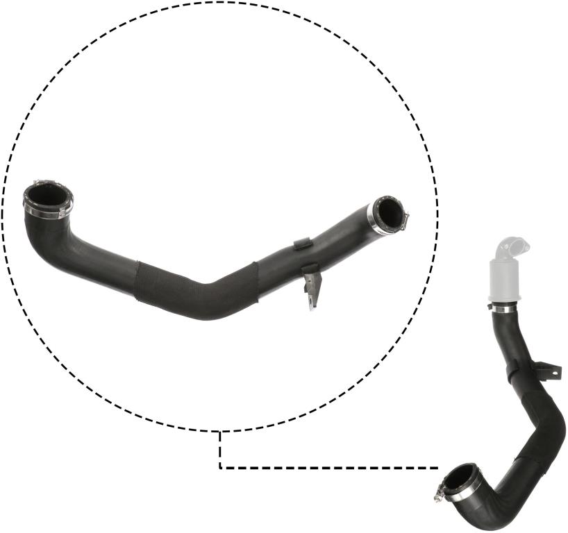 Durite de turbocompresseur (Durite de turbo) GATES 09-1484