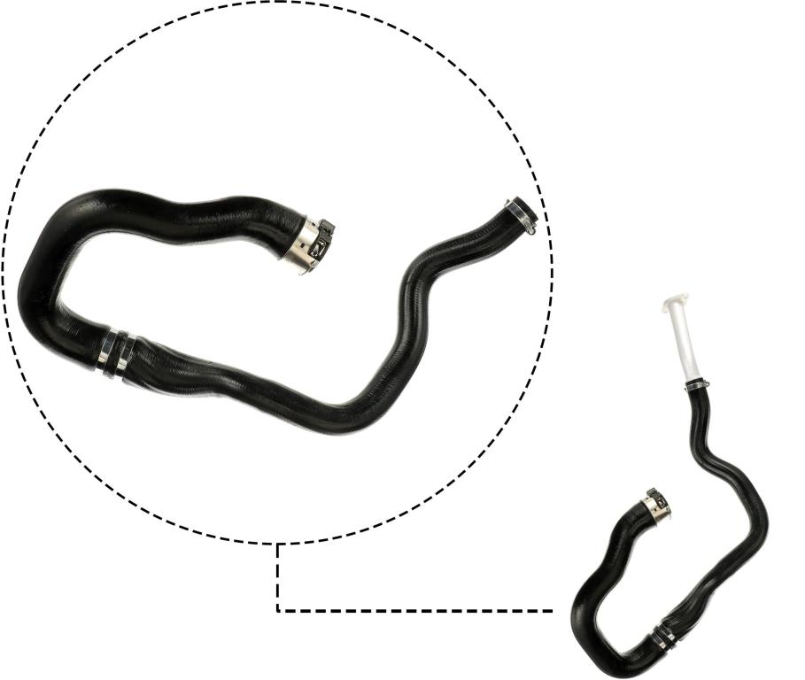 Durite de turbocompresseur (Durite de turbo) GATES 09-1678