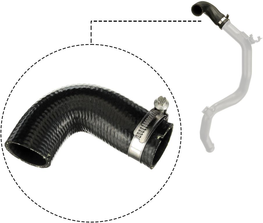 Durite de turbocompresseur (Durite de turbo) GATES 09-1687