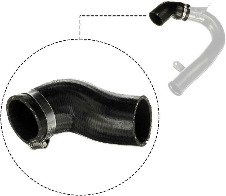 Durite de turbocompresseur (Durite de turbo) GATES ref. 09-1693