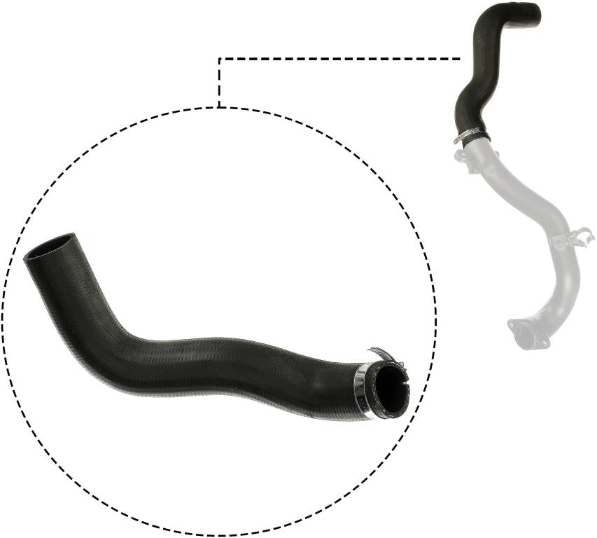 Durite de turbocompresseur (Durite de turbo) GATES 09-1695