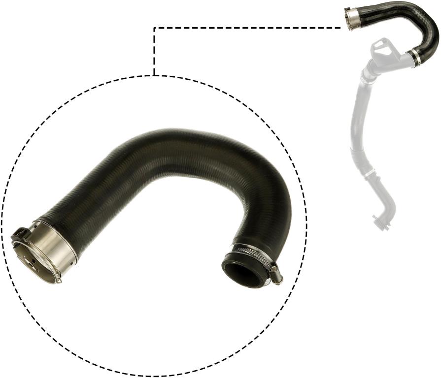 Durite de turbocompresseur (Durite de turbo) GATES 09-1708