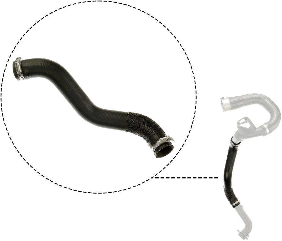 Durite de turbocompresseur (Durite de turbo) GATES 09-1709