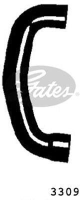 Durite de radiateur (Durite de refroidissement) GATES ref. 3309