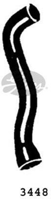 Durite de radiateur (Durite de refroidissement) GATES ref. 3448