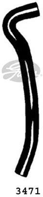 Durite de radiateur (Durite de refroidissement) GATES 3471